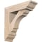 Ekena Millwork Olympic Traditional Smooth Bracket w/ Offset Brace, Douglas Fir, 5 1/2"W x 18"D x 18"H BKT0604X18X18OLY01SDF - alternate 1
